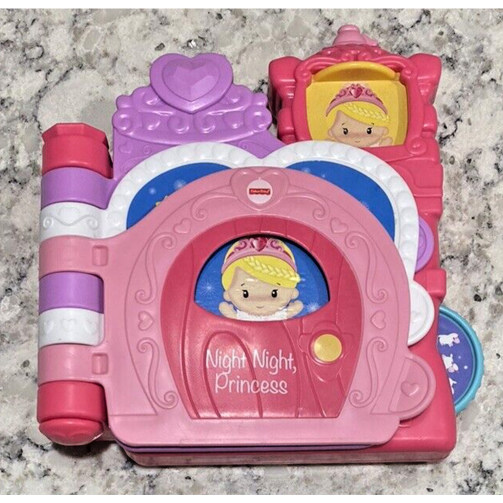 Fisher Price Book Night Night Princess Talking Bedtime Story Disney Baby Fun Toy